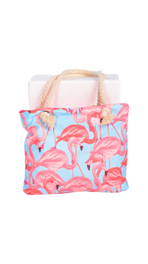 FLAMINGO BEACH BAG
